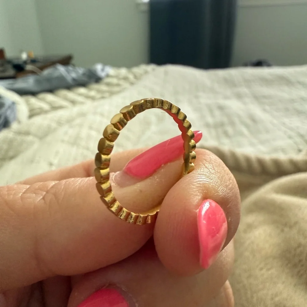 Madewell Gold Stacking Rings Set - Picture 2 of 5
